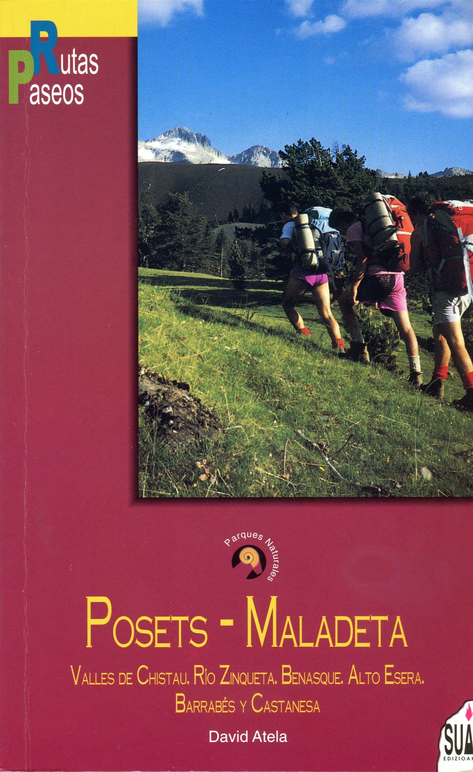 Rutas y paseos por Posets-Maladeta : Chistau-Benasque-Alto Esera-Barrabés - Portada