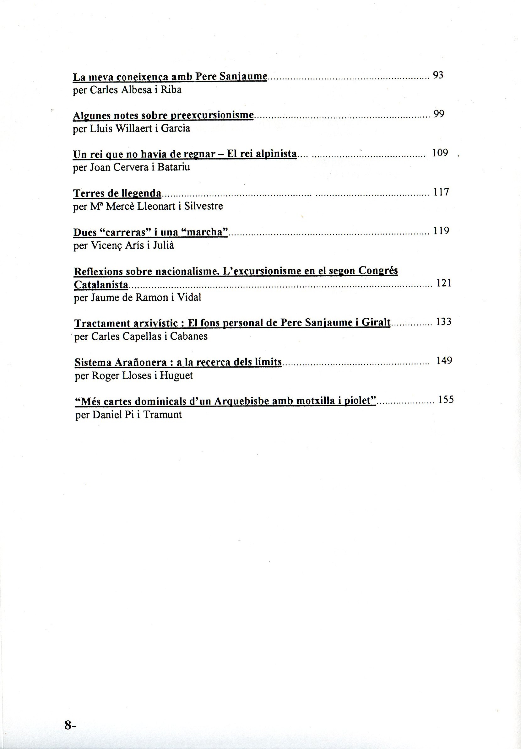 VII Jornades de Literatura Excursionista : Pere Sanjaume i Giralt - Miniatura 3