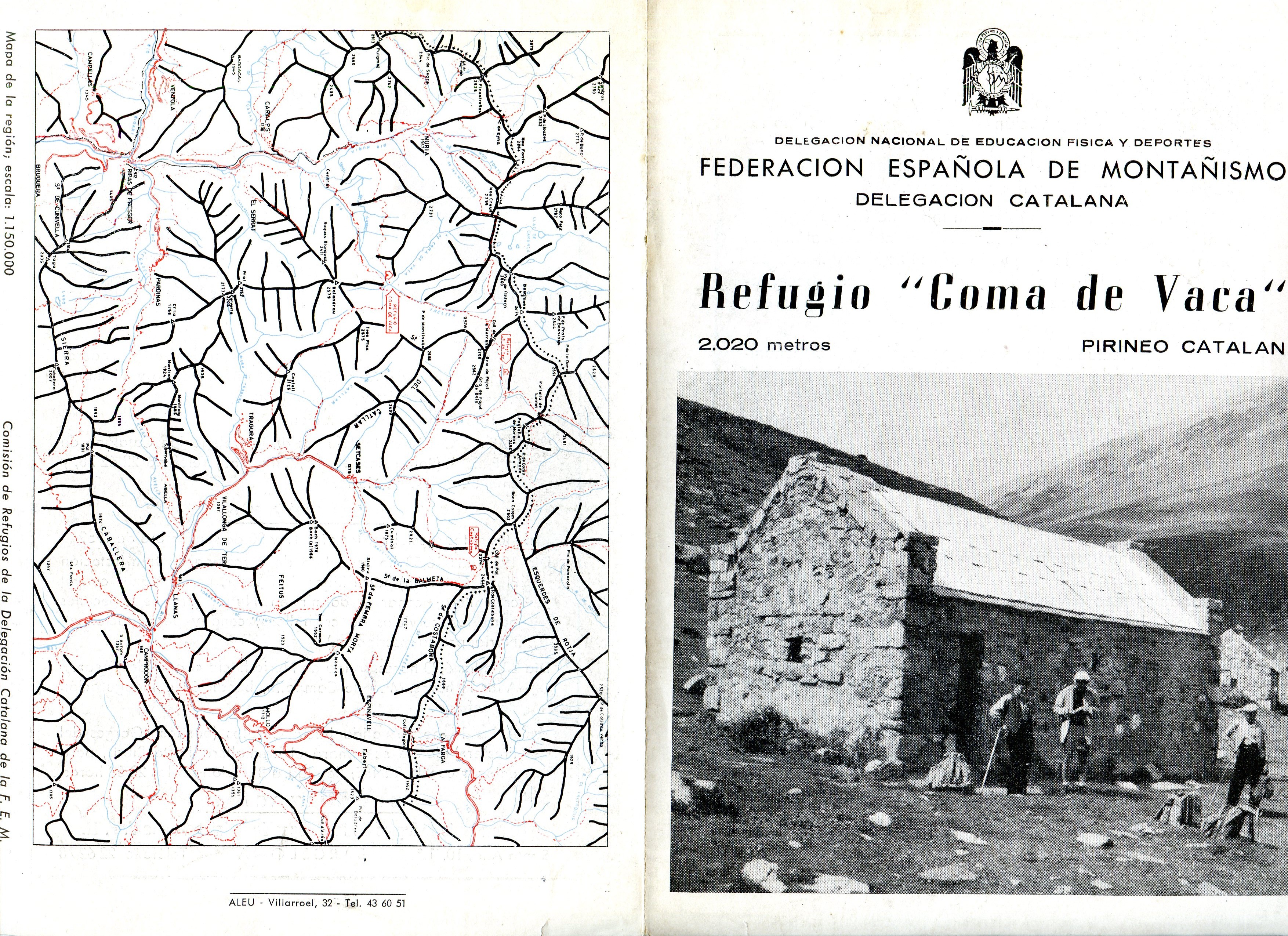 Refugio "Coma de Vaca" : 2020 metros Pirineo Catalan - Portada