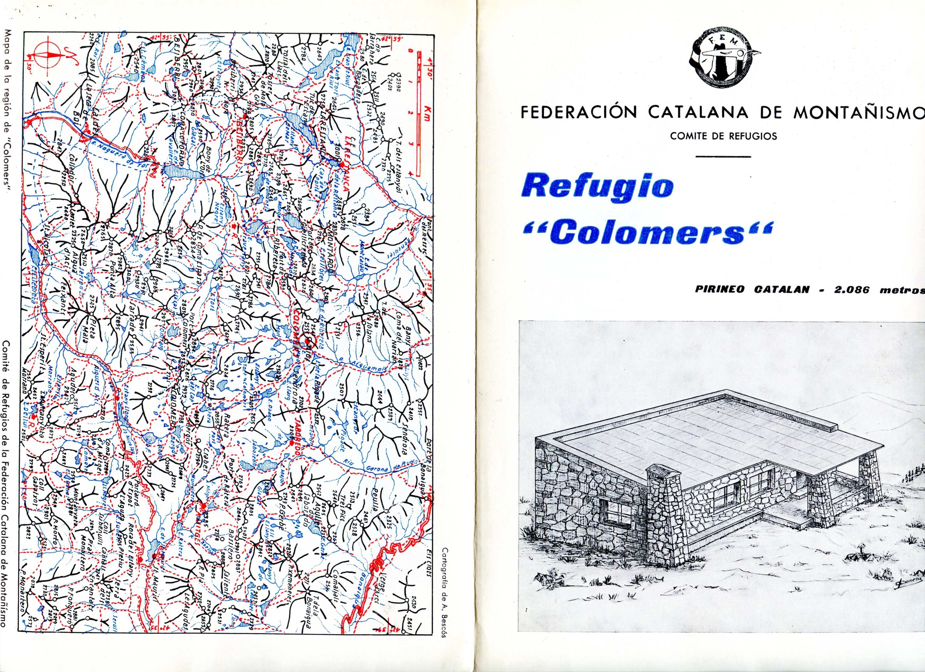 Refugio "Colomers" : Pirineo Catalan - 2.086 metros - Portada