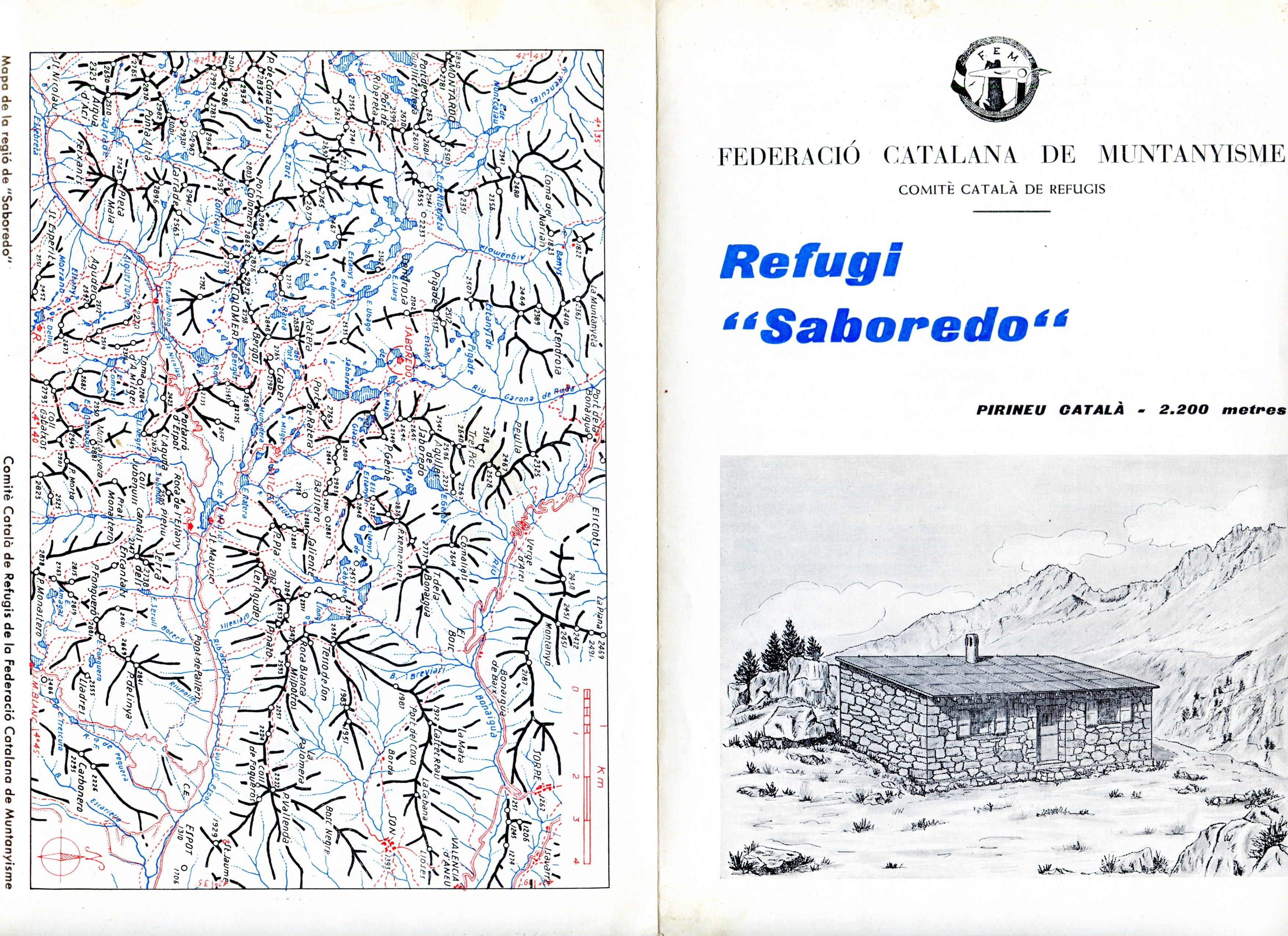 Refugi "Saboredo" : Pirineu Català - 2.200 metres - Portada