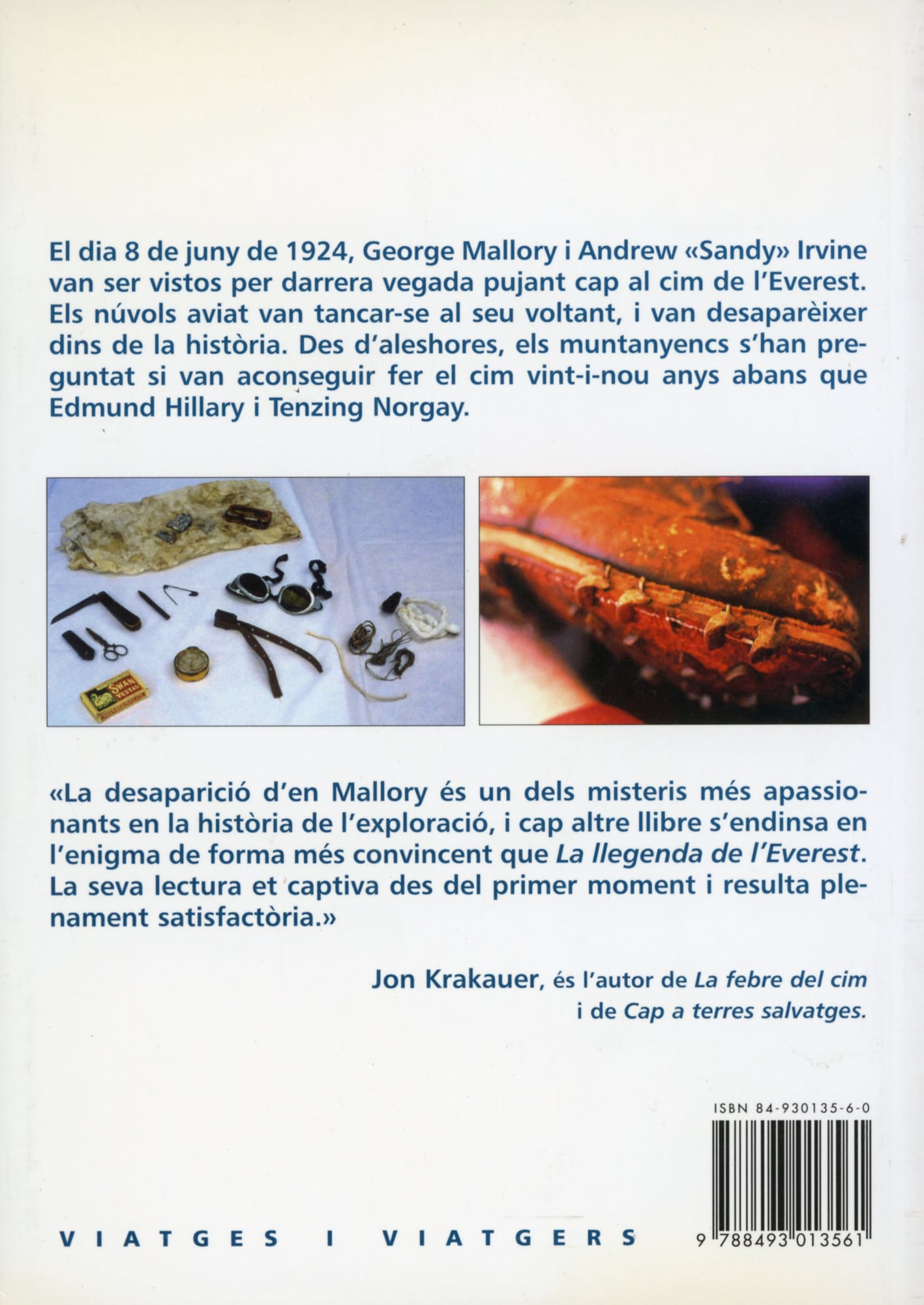 llegenda de l'Everest, La  : Crònica de com vàren trobar el cos d'en G.Mallory, desaparegut a l'Everest el 1924 - Miniatura 3