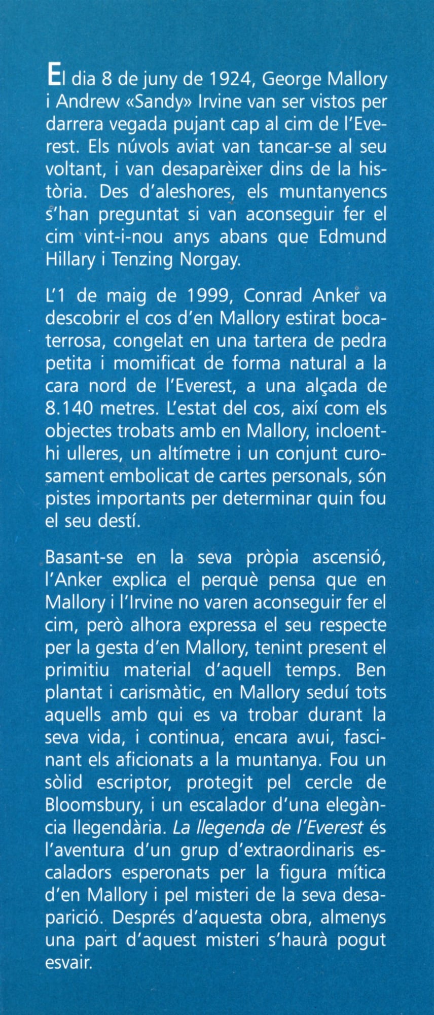 llegenda de l'Everest, La  : Crònica de com vàren trobar el cos d'en G.Mallory, desaparegut a l'Everest el 1924 - Miniatura 4