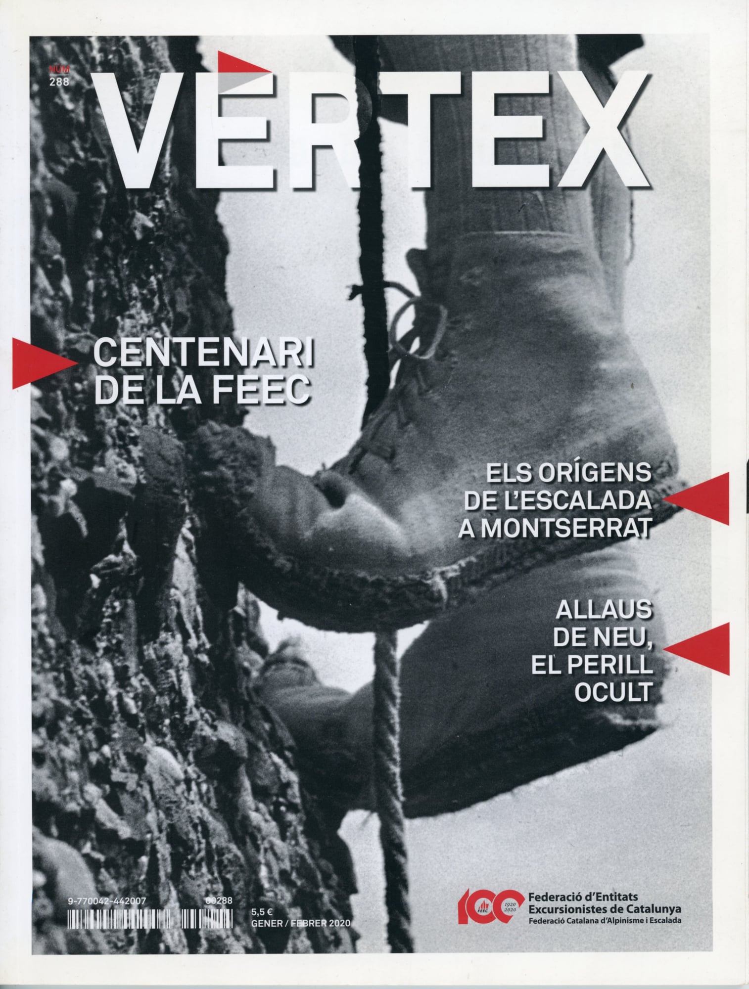 orígens de l'escalada a Montserrat, Els - Portada