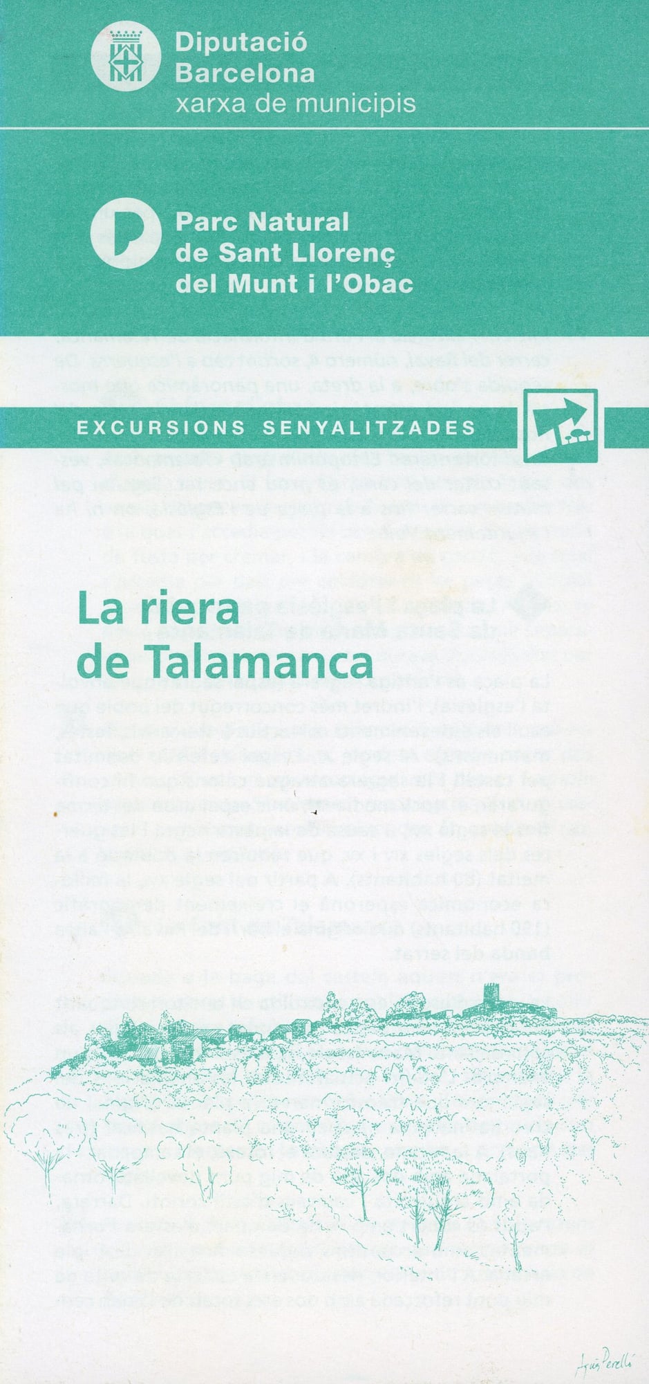 riera de Talamanca, La - Portada