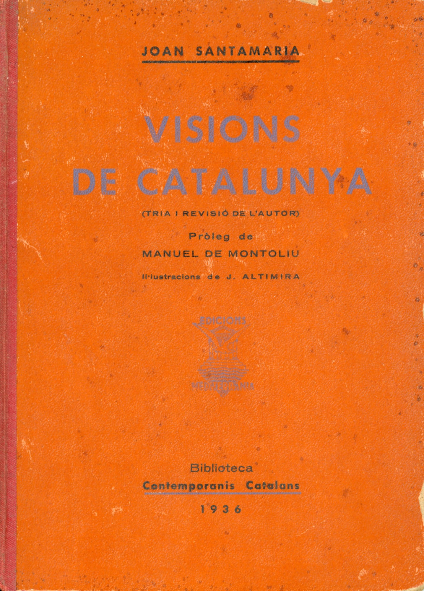 Visions de Catalunya : (Tria i revisió de l'autor) - Portada